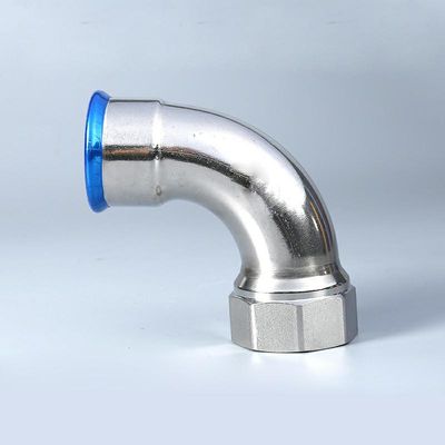 Kompresi Push Fit Elbow 2Mpa 90 Derajat Metrik Industri Benang Internal