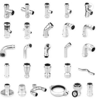 Mapress Press Fit Fittings SS304L / SS316L Dengan M Profile Press