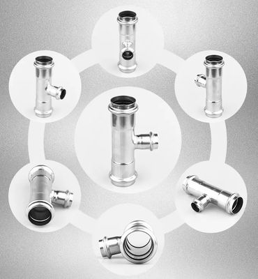 Mapress Press Fit Fittings SS304L / SS316L Dengan M Profile Press