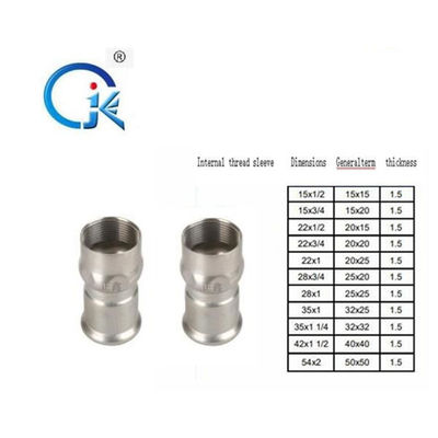 Pipa Air Press Fitting Stainless Steel DN15 - DN54 Garansi 2 Tahun