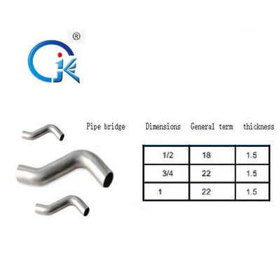 OEM V Profile Press Fittings 1.6MPa Stainless Steel 90 Derajat Tekuk