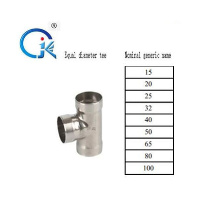 Fitting Plumbing Stainless Steel 304L, Tipe M Mengurangi Fitting T