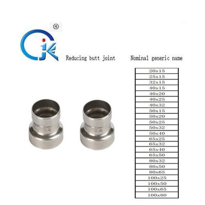 M Profile Galvanized Press Fittings Slip Coupler DN20 Untuk Udara / Minyak / Air