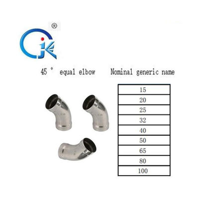 Fitting Press Baja Karbon Galvanis 2Mpa siku 90 °, ulir internal
