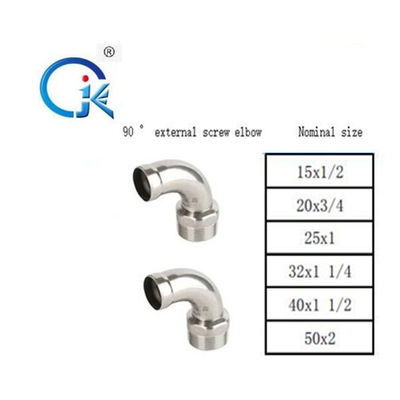 Kompresi Push Fit Elbow 2Mpa 90 Derajat Metrik Industri Benang Internal