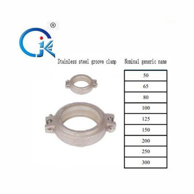 OEM 2Mpa Pipa Flange Stainless Steel Fitting Beralur Ditempa 304 SS Weld Clamp