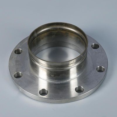 Fitting Beralur Stainless Steel Sanitary DN50 Fitting Pipa Lurus Flange End
