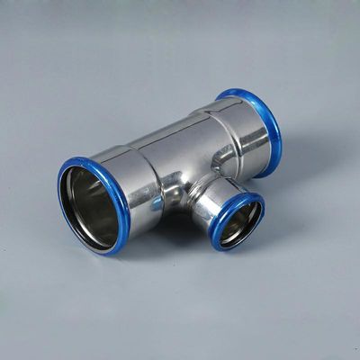 Casting Stainless Steel Press Fitting DN15 Nikel White T Type Fitting