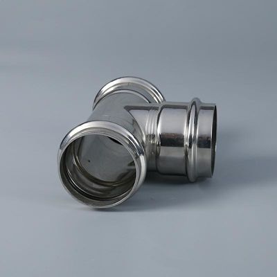 DVGW / WRAS Stainless Steel M Profile Equal Coupling Untuk Air